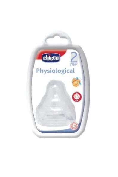 Chicco Orta Akış Sağlayan Fizyolojik Silikon Biberon Emziği 2+ Ay