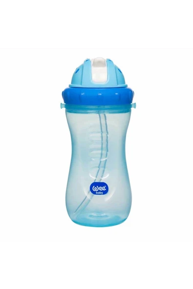 Wee Baby Baby 761 Renkli Pipetli Bardak 350 Ml 6+ay Mor