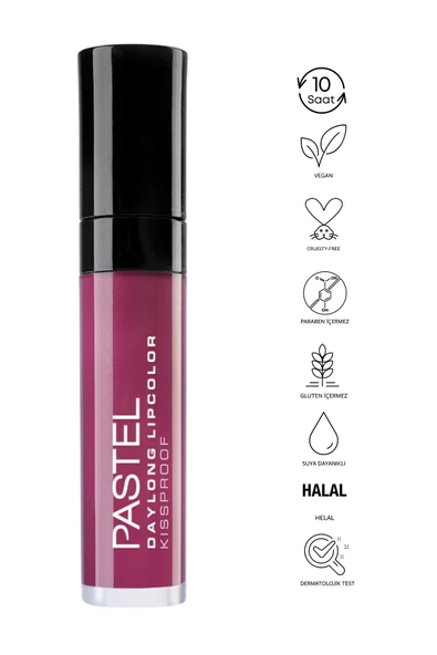 Pastel Daylong Lipcolor Kissproof - Likit Mat Ruj 22 - 3