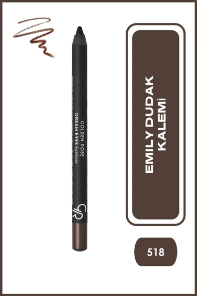 Golden Rose Dream Lips Lipliner No: 518 Cacao - Dudak Kalemi - 8691190391188