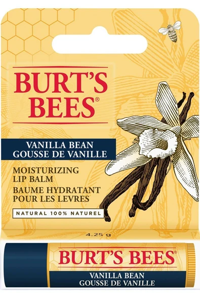 Burts Bees Vanilya Aromalı Dudak Bakım Kremi Blister Ambalaj- Vanilla Lip Balm Blister Box 4,25 gr