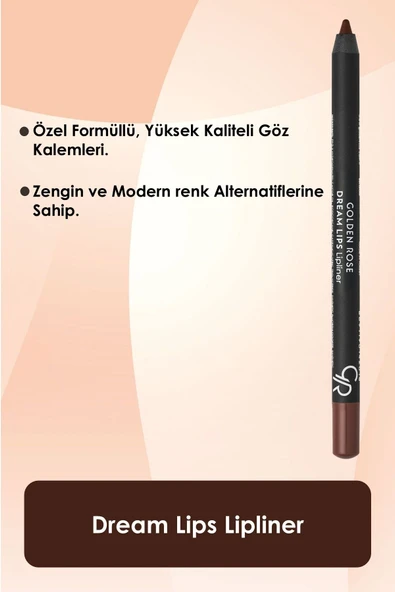 Golden Rose Dream Lips Lipliner No: 518 Cacao - Dudak Kalemi - 8691190391188 - 2