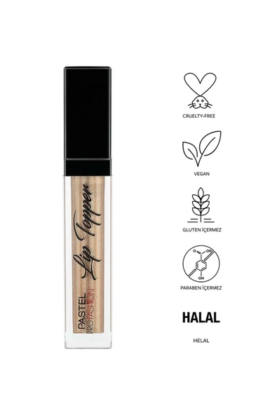 Pastel Lip Topper - Dudak Parlatıcısı 302 Glitz - 2