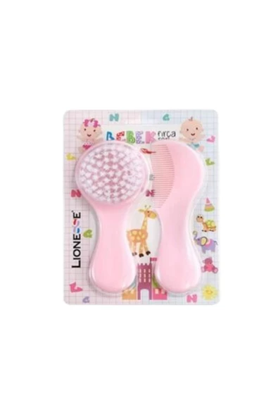 Lionesse Bebek Fırça Seti Pembe 2010