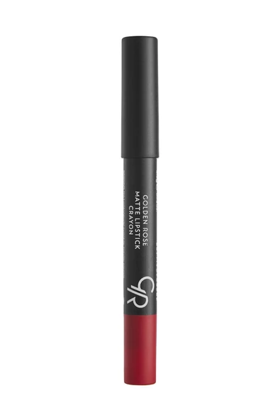 Golden Rose Matte Lipstick Crayon No:23 Red Dose - Mat Kalem Ruj - 8691190903237