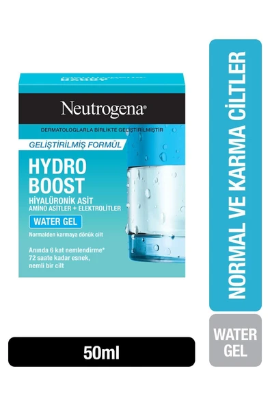 Neutrogena Hydro Boost water Jel Yüz Nemlendirici Normal ve Karma Ciltler için