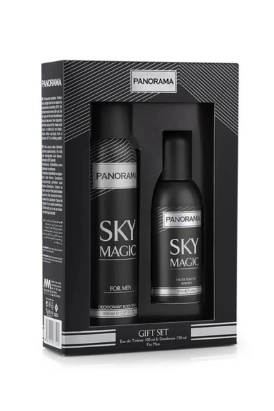 Panaroma Panorama Sky Magic Erkek Parfüm Ve Deodorant Seti (100 ML EDT 150 ML SPRAY DEODORANT)