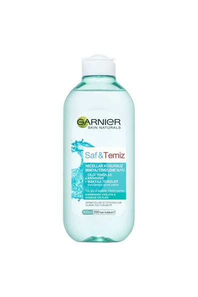 Garnier Saf & Temiz Micellar Kusursuz Makyaj Temizleme Suyu 400ml - Resim 2