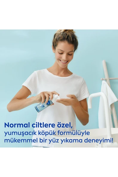 NIVEA Yüz Yıkama Köpüğü Canlandırıcı Lotus Çiçeği İçeren Yüz Temizleyici 150ml Normal Cilt - Resim 4