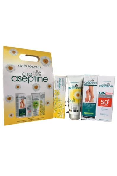 CIRE ASEPTINE 4'lü Nemlendirme Ve 50 Spf Koruma Paketi - Resim 2