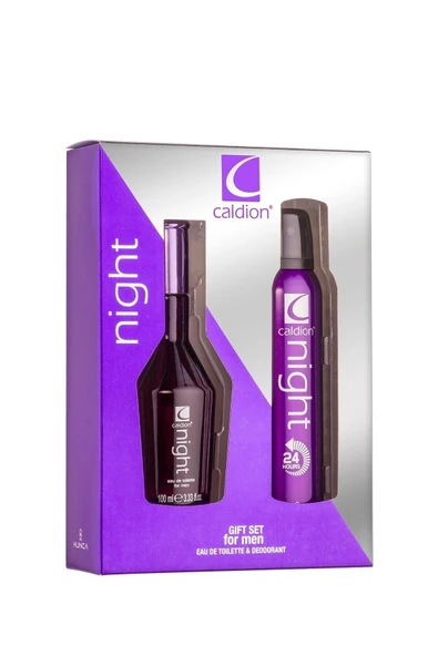 Caldion Night Edt 100 ml Erkek Parfümü 150 ml Deodorant Set