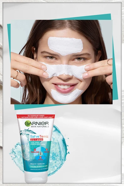 Garnier Saf & Temiz Yağlanma Ve Pürüzlere Karşı 3'ü 1 Arada 150 ml - Resim 3
