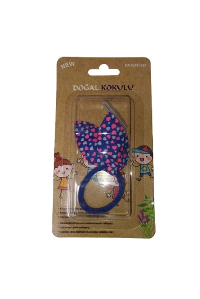 Headlice Stopper Bit Tokası Doğal Kokulu Lacivert Pembe Kalp