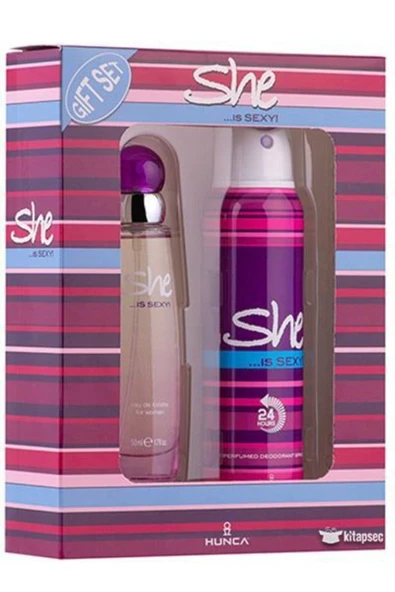 She Women Set Sexy Edt+ Deo - Resim 2