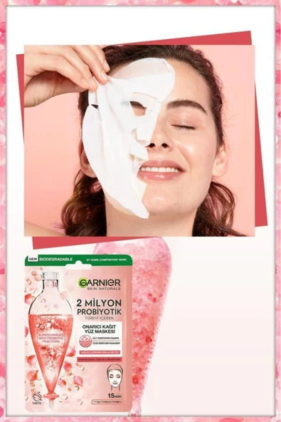 Garnier 2 Milyon Probiyotik Türevi Içeren Onarıcı Kağıt Yüz Maskesi - 4