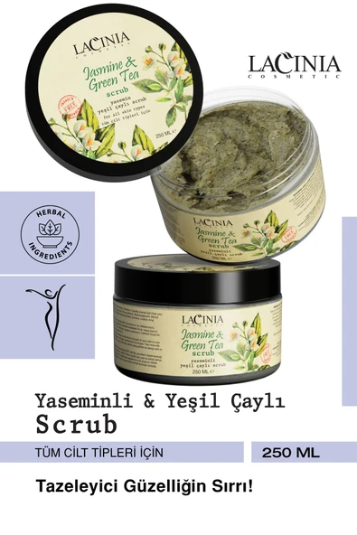Lacinia Yasemin Yeşil Çaylı Scrub Peeling 250 ml.