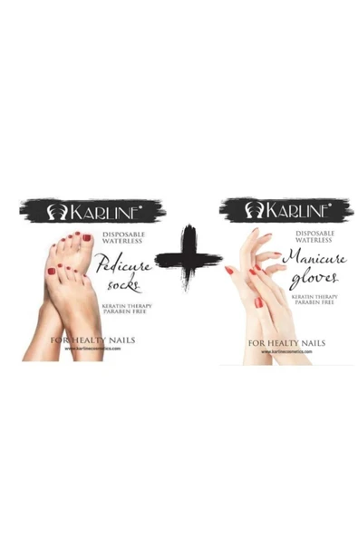 Karline Keratinli Susuz Manikür/bakım Eldiveni Multivitamin Complex El Maskesi 5 Adet - 2