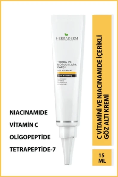 Herbaderm Herba Derm Torba Ve Morluklara Karşı Göz Altı Kremi 15 ml - 3