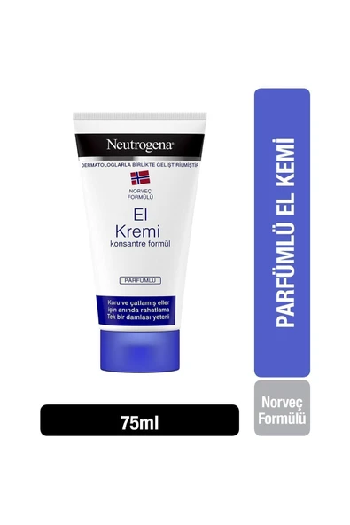 Neutrogena Renksiz Norveç Formülü El Kremi Parfümlü 75 ml