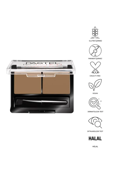 Pastel Profashion Eyebrow Duo Kaş Farı 01 Light - 3
