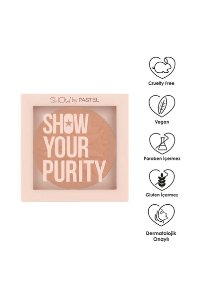 Show by Pastel Show Your Purity Powder - Pudra 102 Natural Finish - 3