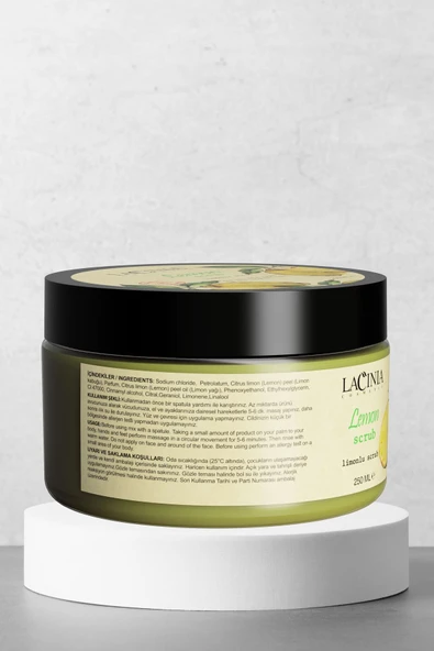 Lacinia Limonlu Scrub 250 Ml - 4