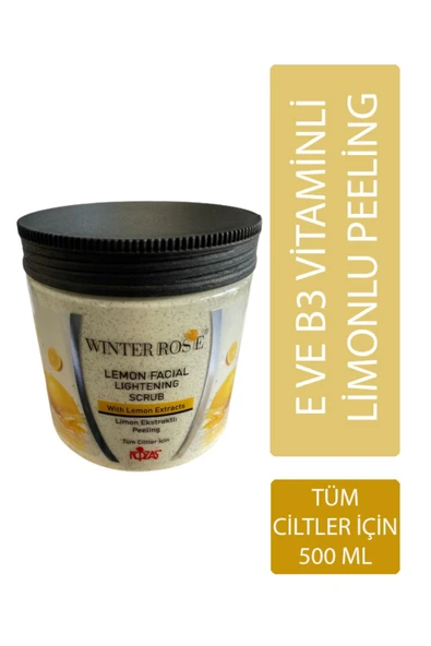 Mixperi Tüm Cilt Tiplerine Uygun Limon Ekstraktlı Peeling Yüz Ve Vücut Maskesi