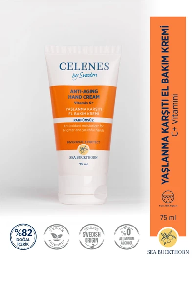 Celenes Sea Buckthorn Yaşlanma Karşıtı El Bakım Kremi 75ml