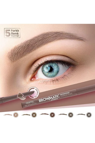 Pastel Profashion Browmatic Waterproof 12 Kaş Kalemi - 2