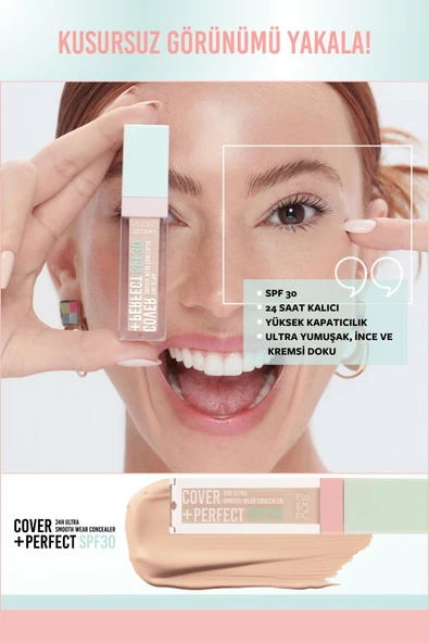 Show by Pastel Cover+Perfect Concealar SPF30 - SPF30 Ultra Kapatıcı 303 Baby Powder - 4