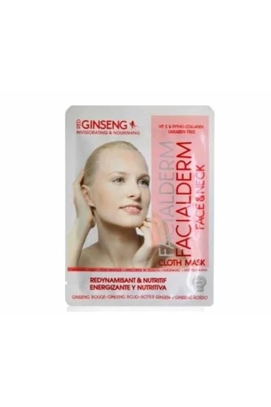 Facialderm Kırmızı Ginseng Içerikli Yüz Ve Boyun Maskesi 33 ml