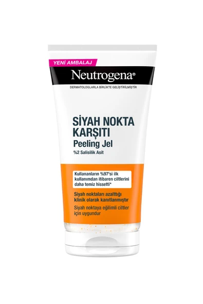 Neutrogena Visibly Clear Siyah Nokta Karşıtı Temizleyici Peeling Jel 150 ml - 2