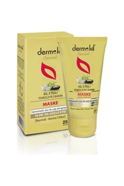 Dermokil Special Hamamelis Özü Ile Yağ Dengeleyici Maske 50 Ml For Women