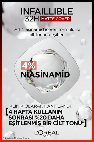 L'Oreal Paris L'oréal Paris Infaillible 24h Matte Cover Yüksek Kapatıcı Fondöten - 175 Sable/sand - 4