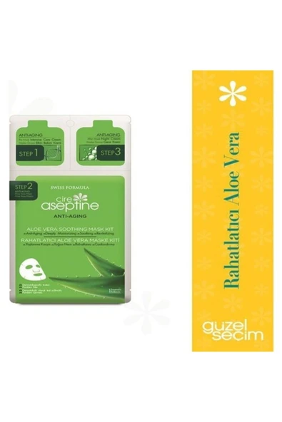 CIRE ASEPTINE Marka: Cire Aseptine Anti Aging Rahatlatıcı Aloe Vera Yüz Maskesi 8681410000389 Kateg - 4