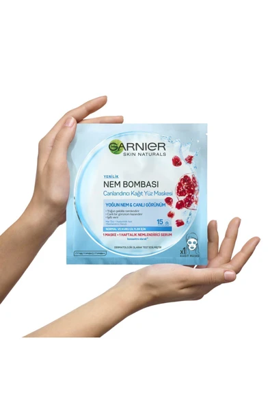 Garnier Nem Bombası Canlandırıcı Kağıt Maske 28 gr - 3