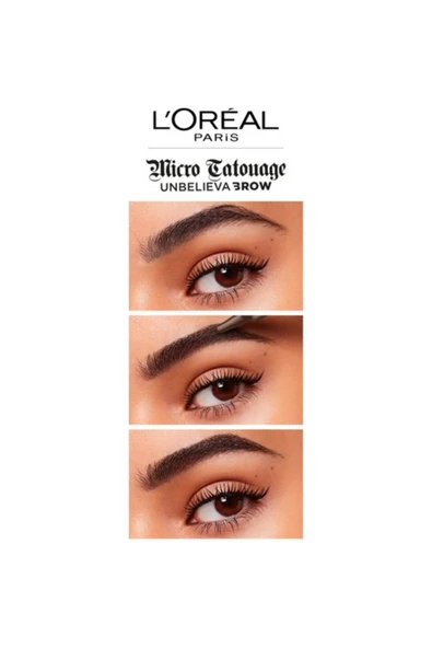L'Oréal Paris Unbelieva Brow Micro Tatouage Kaş Kalemi - 109 Ebony - 4