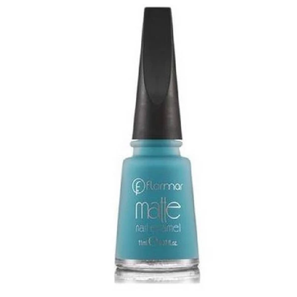 Flormar Oje - Matte Nail Enamel M05 Stylish Cyan 8690604189663