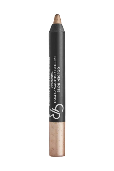 Golden Rose Glitter Eyeshadow Crayon Waterproof No: 57 Bright Gold - Simli Kalem Göz Farı - 8691190815578