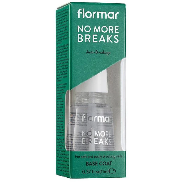Flormar Kırılma Karşıtı Tırnak Bakım Cilası & Oje Bazı - No More Breaks - 000 - 8690604560509