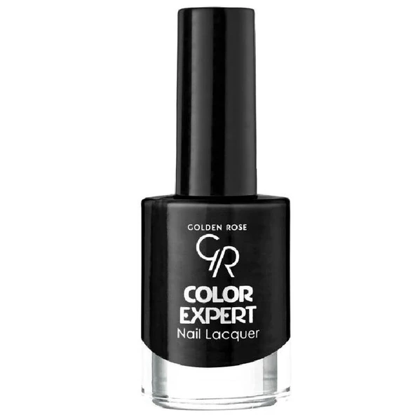Golden Rose Color Expert Nail Lacquer No: 60 Black - Geniş Fırçalı Oje - 8691190703608
