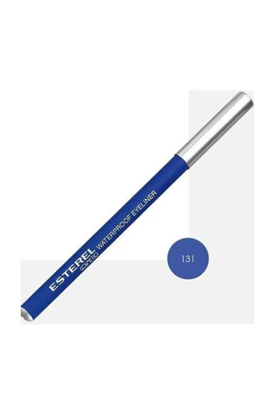 Esterel Suya Dayanıklı Eyeliner Saks Mavi No:131, Waterproof Eyeliner Magenta Blue No: 131