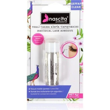nascita Şeffaf Takma Kirpik Yapıştırıcı 4 Gr. ürün görseli