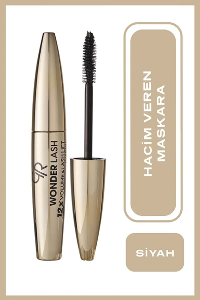 Golden Rose Wonder Lash Mascara - Black - Hacim Veren Maskara - 8691190069216