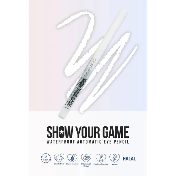 Show by Pastel Show Your Game Waterproof Gel Eye Pencil - Jel Göz Kalemi 405
