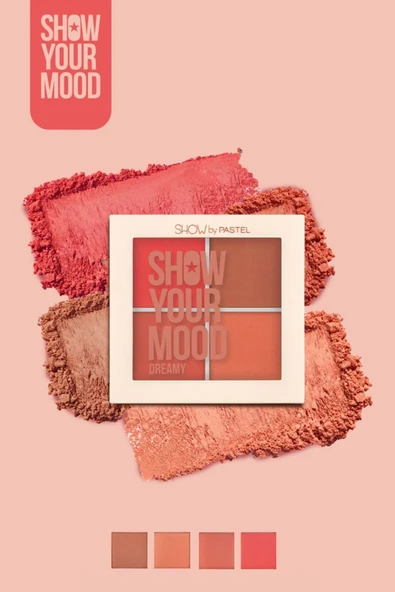 Show by Pastel Show Your Mood Blush Set - Allık Seti 442 Dreamy - 3