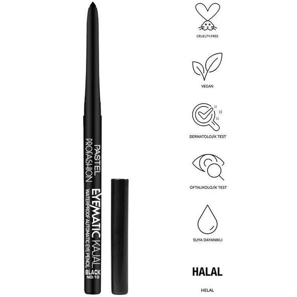 Pastel Eyematic Kajal Waterproof 10 Göz Kalemi