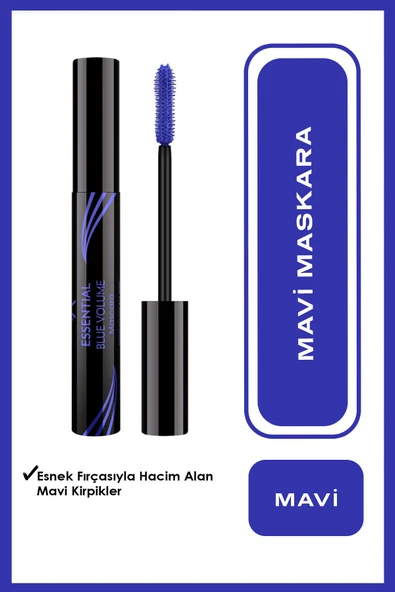 Golden Rose Essential Blue Volume Mascara - Mavi Maskara - 8691190070625
