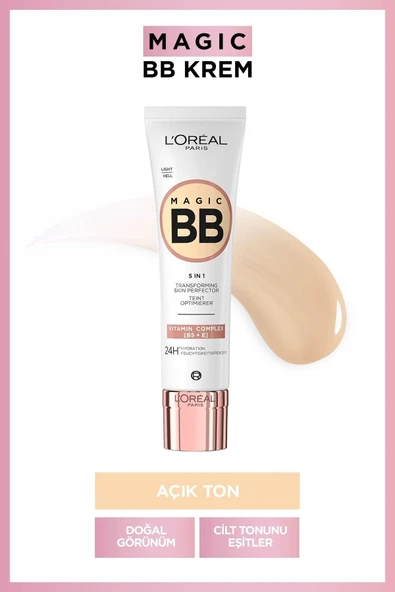 L'Oreal Paris Magic BB Renkli Nemlendirici Krem - 02 Light