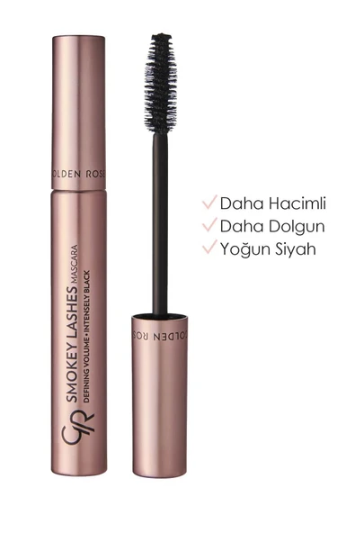 Golden Rose Smokey Lashes Mascara - Black - Hacim Veren Maskara - 8691190122409 - 4